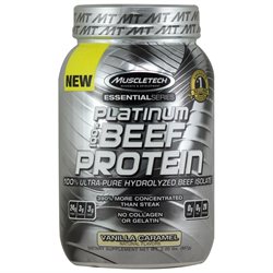 Muscletech - Essential Series Beef Protein Vanilla 2.3lbs