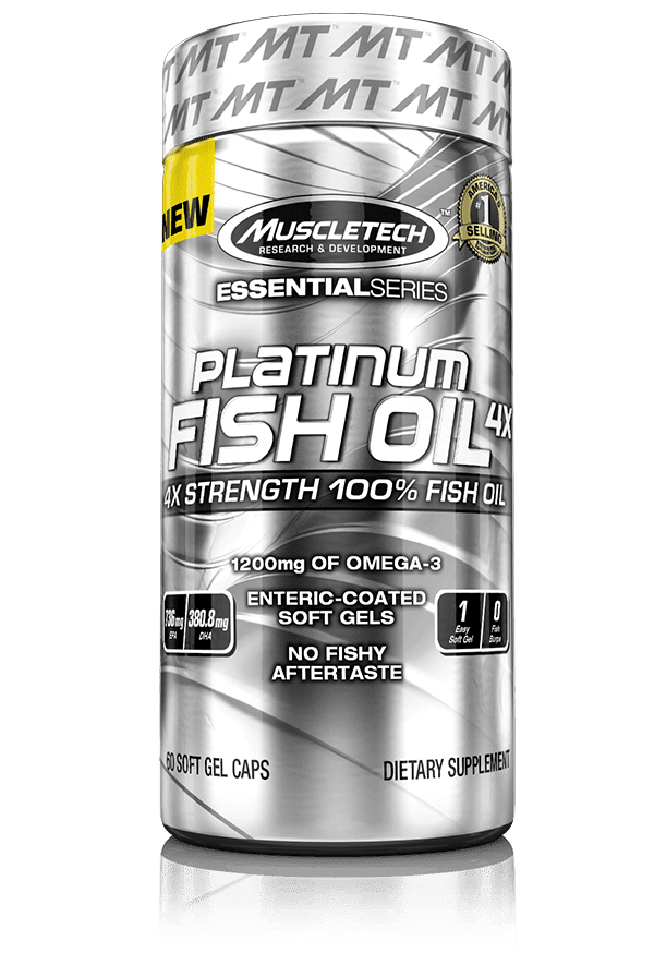 Muscletech - Essential Series Fish Oil 4X 60 Capsules