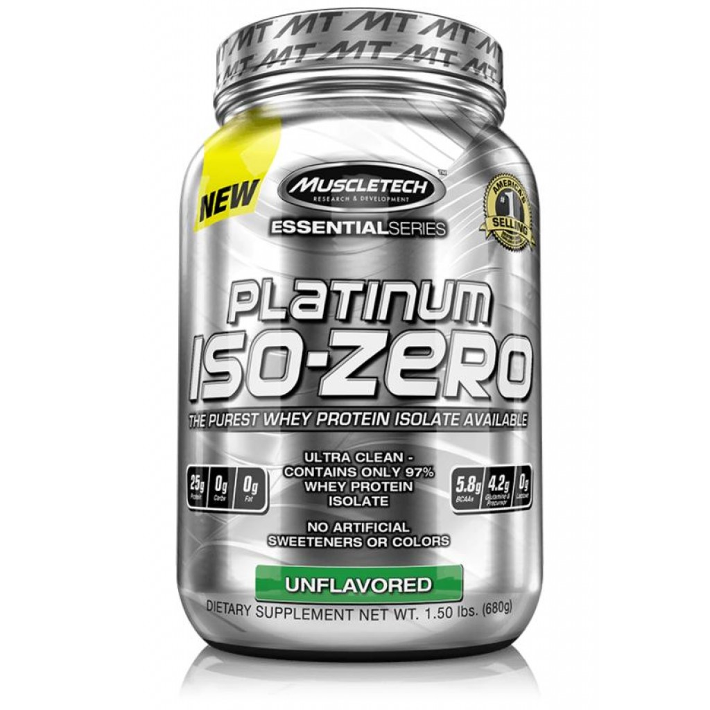Muscletech - Essential Series Iso Zero 1.5lb Unflavored