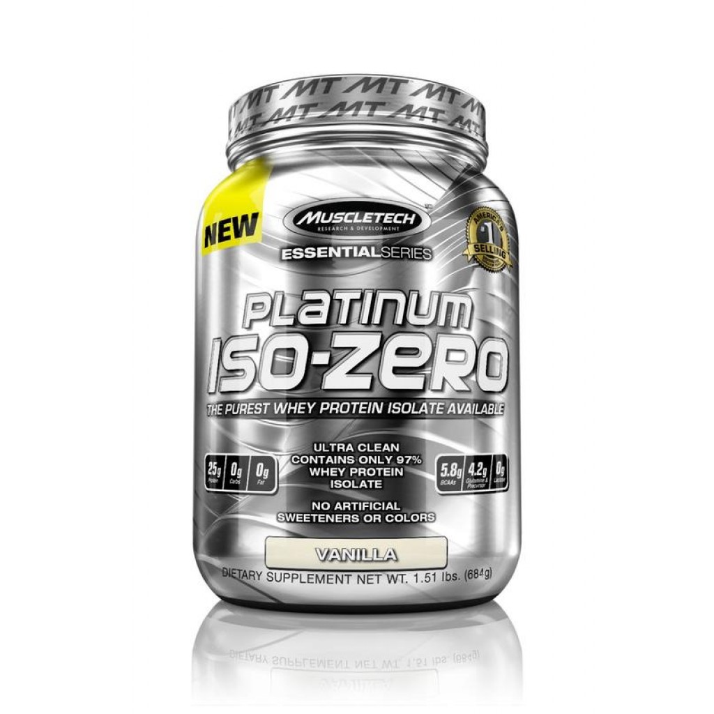 Muscletech - Essential Series Iso Zero 1.5lb Vanilla