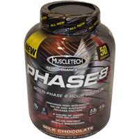 Muscletech - Performance Series, Phase8, Multi-Phase 8-Hour Protein, Milk Chocolate, 4.6 lbs (2.1 kg)      TEMPORARILY UNAVAILABLE