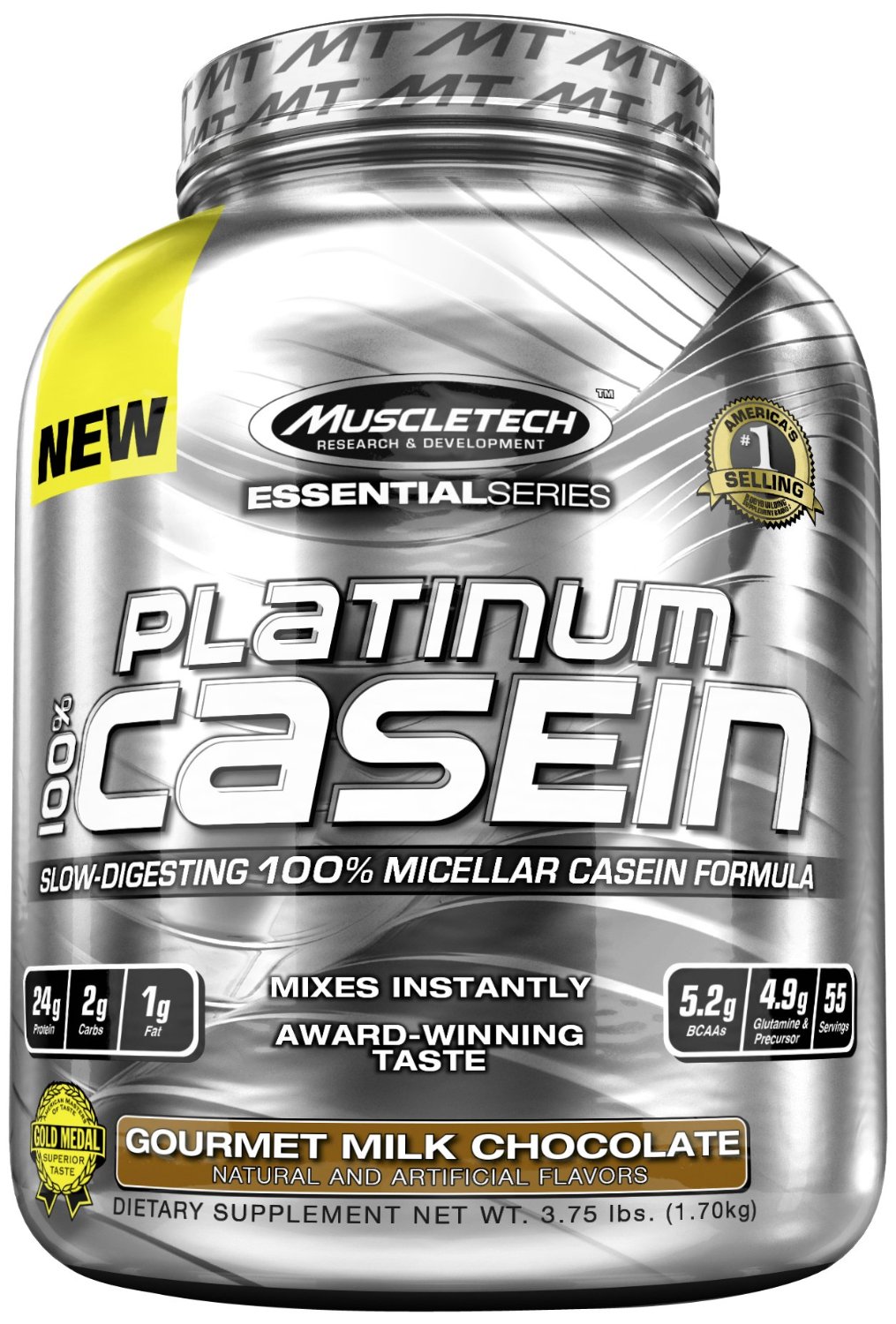 Muscletech - Essential Series 100% Casein Chocolate 3.66lb