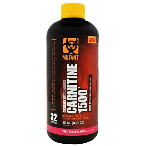 Mutant Carnitine 1500 Fruit Punch 32 Servings (16 fl oz)-OUT OF STOCK