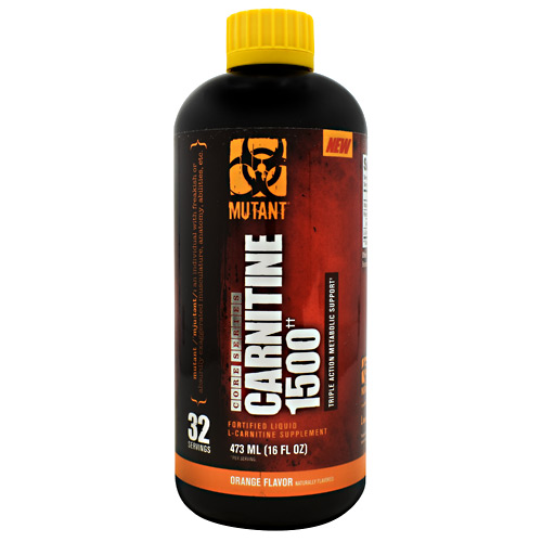 Mutant Carnitine 1500 Orange 32 Servings (16 fl oz)-OUT OF STOCK