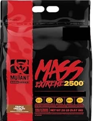Mutant Mass Extreme 2500 20lbs Triple Chocolate 32 servings