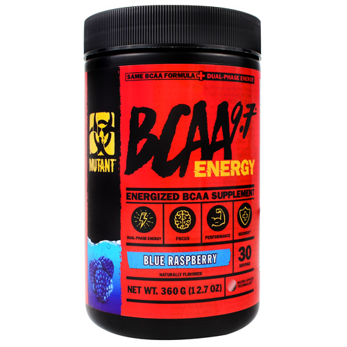 Mutant Mutant BCAA 9.7 Energy Blue Raspberry 30 Servings (12.7 oz)-OUT OF STOCK