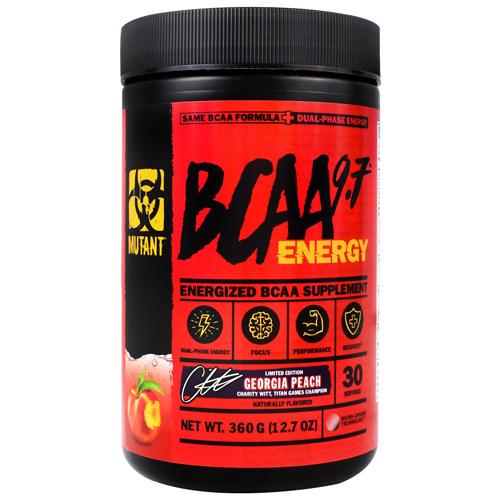 Mutant Mutant BCAA 9.7 Energy Georgia Peach 30 Servings (12.7 oz)-OUT OF STOCK