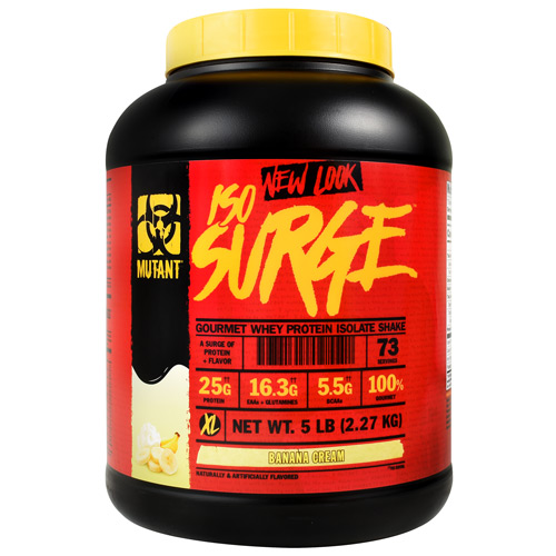 Mutant Mutant Iso Surge Banana Cream 5 lb (2.27 kg)  TEMPORARILY UNAVILABLE