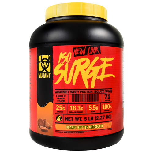 Mutant Mutant Iso Surge Peanut Butter Chocolate 5 lb (2.27 kg)-OUT OF STOCK
