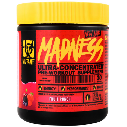 Mutant Mutant Madness Fruit Punch 30 Servings (7.94 oz)-OUT OF STOCK