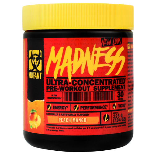 Mutant Mutant Madness Peach Mango 30 Servings (7.94 oz)     TEMPORARILY UNAVAILABLE