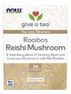 Now Vitamins - Rooibos Reishi Mushroom Tea 24 Tea Bags