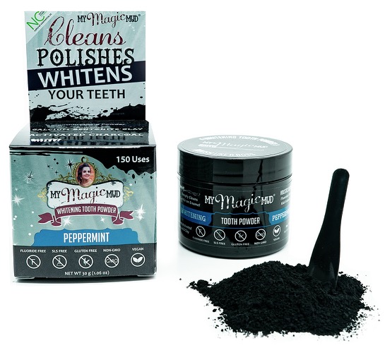 My Magic Mud Whitening Tooth Powder Peppermint 1.06oz-OUT OF STOCK