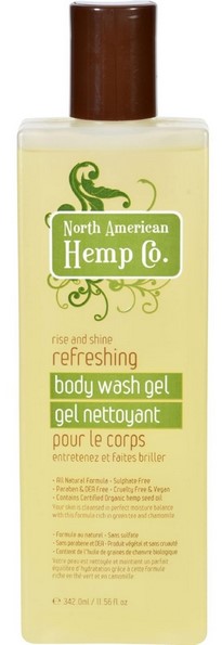 NA Hemp Co. - Body Wash Gel, Refreshing 11.56 Fl Oz.