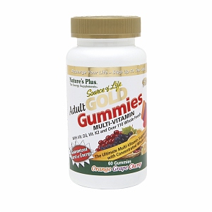 Natures Plus Sol Gold Adult Gummies 60-OUT OF STOCK