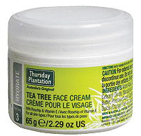 Natures PlusThursday Plantation Tea Tree Face Cream  2.29 oz. / 65 g Jar