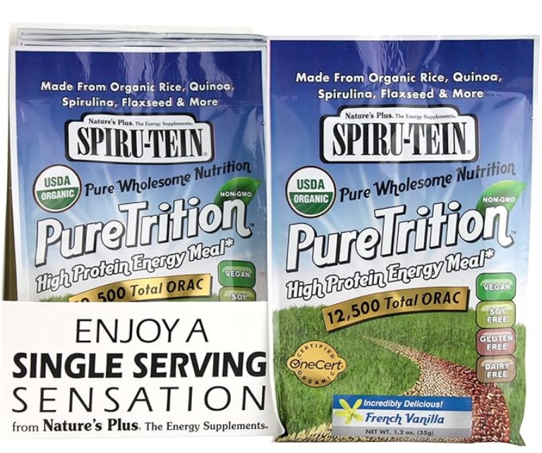 Spirutein Puretrition Fench Vanilla Packets 8 pack