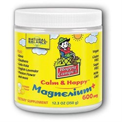 Natural Balance Happy Camper Calm & Happy Magnesium+ Fine Powder Lemon 9g 270g-UNAVAILABLE