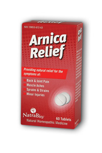 NatraBio Arnica Relief Unflv 60 Tab-UNAVAILABLE