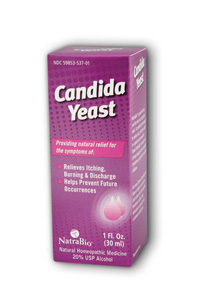 NatraBio Candida Yeast Unflv 1 oz Liq
