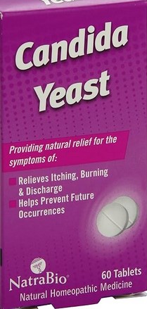 NatraBio Candida Yeast Unflv 60 Tab-UNAVAILABLE