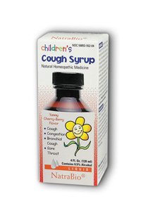 NatraBio Children's Cough Syrup Cherry Berry 4 oz Liq-UNAVAILABLE