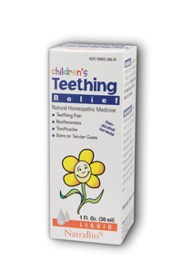 NatraBio Children's Teething Unflv 1 oz Liq-UNAVAILABLE