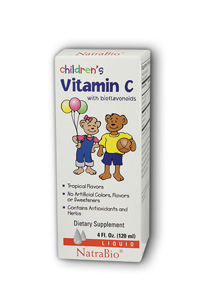 NatraBio Children's Vitamin C Tropical 4 oz Liq