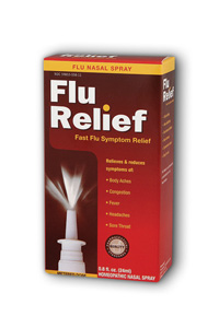 NatraBio Flu Relief Nasal Spray Natural 0.8 oz Spy