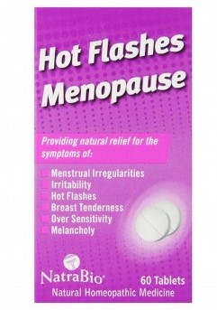 NatraBio Hot Flashes/Menopause Unflv 60 Tab-UNAVAILABLE