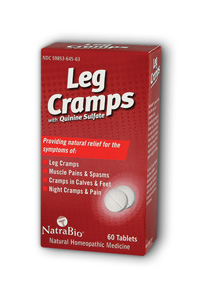 NatraBio Leg Cramps Unflv 60 Tab