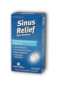 NatraBio Sinus Relief Unflv 60 Tab-UNAVAILABLE