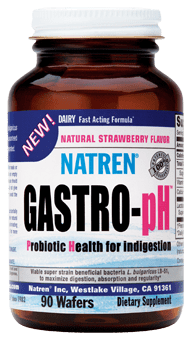 Natren - Gastro-Ph,Strawberry 90 WAF