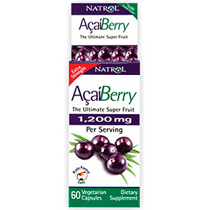 Natrol AcaiBerry Extra Strength 1200mg 60 vcaps-UNAVAILABLE