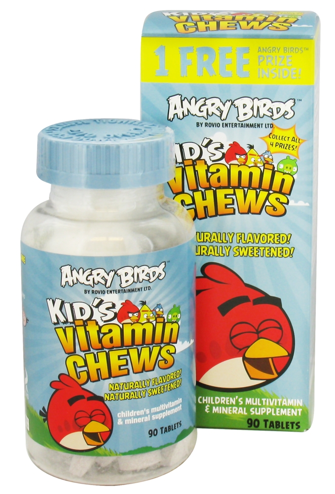 Natrol Angry Birds Kid's Vita-Chew 90 Ct