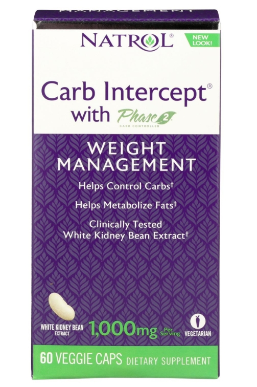 Natrol Carb Intercept Whte Kdnybn 60Cp      TEMPORARILY UNAVAILABLE