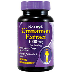 Natrol Cinnamon Extract 500mg 80 tabs      TEMPORARILY UNAVAILABLE