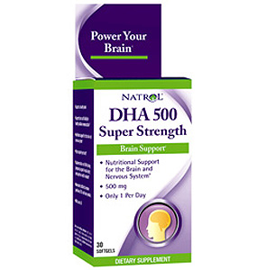 Natrol DHA 500mg Super Strength 30 softgels