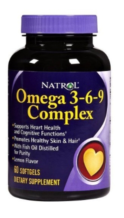 Natrol Flax/Borage/Omega-3 60 softgels