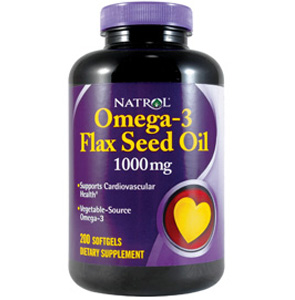 Natrol Flax Seed Oil 1000mg 200 softgels-OUT OF STOCK