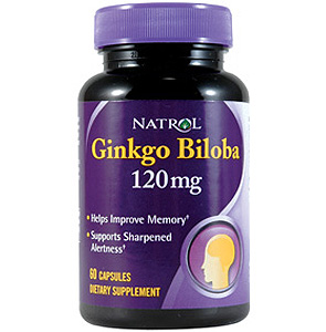 Natrol Ginkgo Biloba Take One 120mg 60 vegicaps