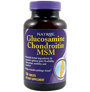 Natrol Glucosamine Chondroitin & MSM 150 tabs-UNAVAILABLE