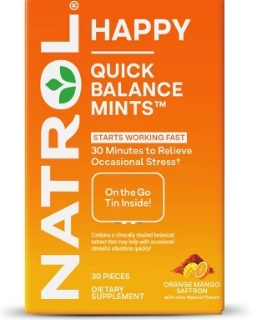 Natrol Happy Quick Balance Mint 30Ea
