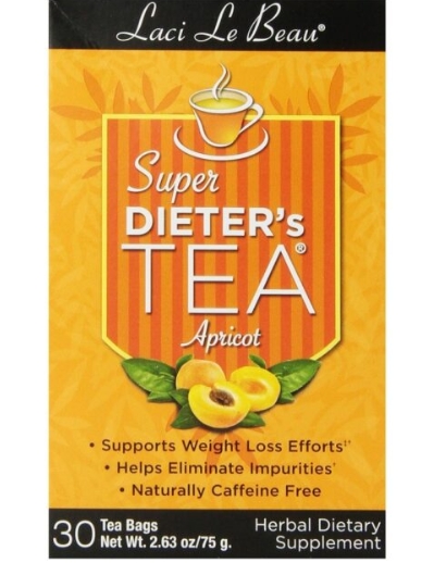 Natrol Laci Le Beau Super Dieter's Tea Natural Apricot 30 bags-OUT OF STOCK