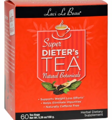 Natrol Laci Le Beau Super Dieter's Tea Original Herb 60 bags-OUT OF STOCK