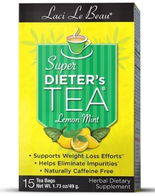 Natrol Laci Le Beau Super Dieters Tea Lemon Mint 15 bags-OUT OF STOCK