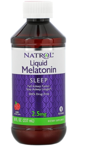 Natrol Melatonin Liquid 2.5Mg 8oz