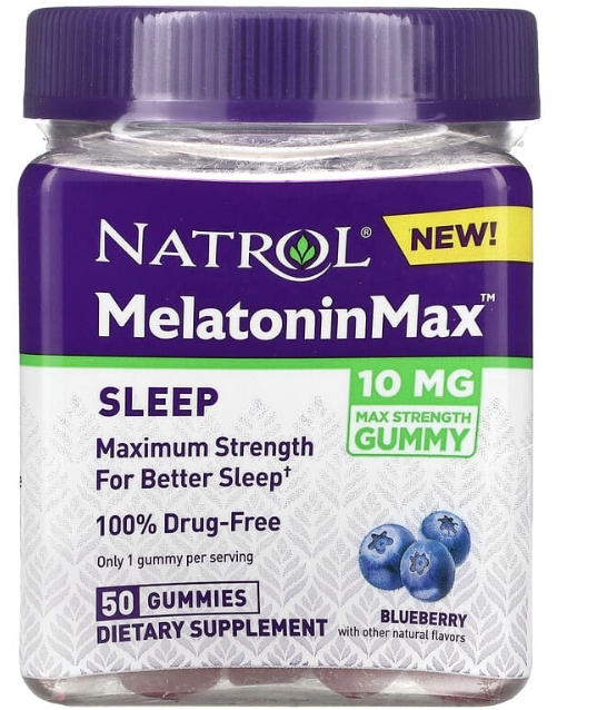 Natrol Melatonin Max Gummy 50Pc