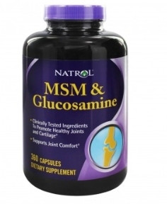 Natrol MSM 250mg w/Glucosamine 360 caps-UNAVAILABLE
