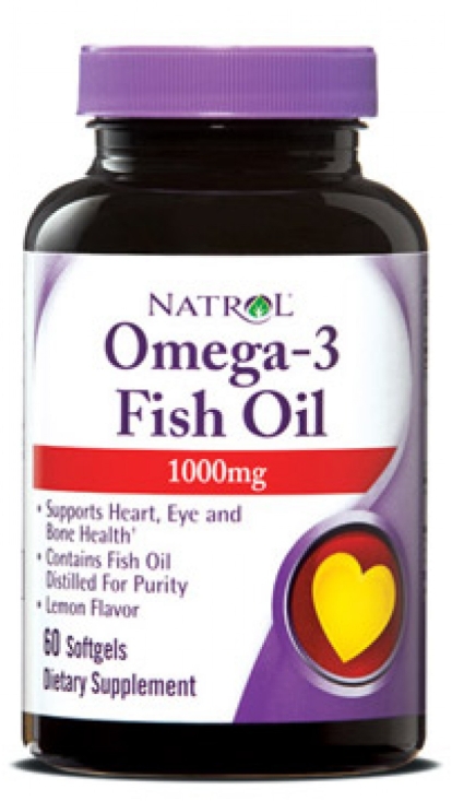 Natrol Omega 3 60 softgels     TEMPORARILY UNAVAILABLE